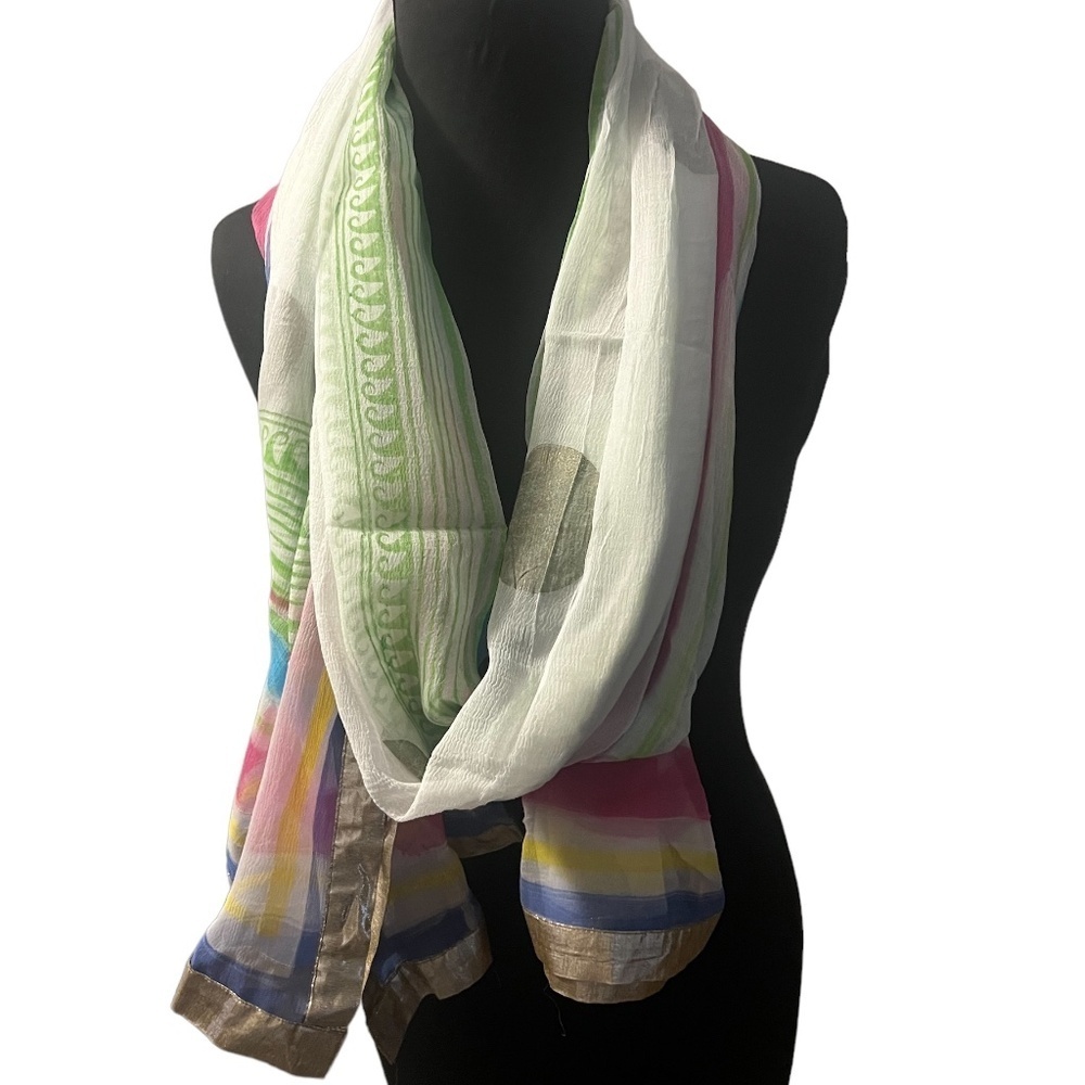 Women's Long Thin Silk Scarf Accessories Muslim Headscarf Scarves‎